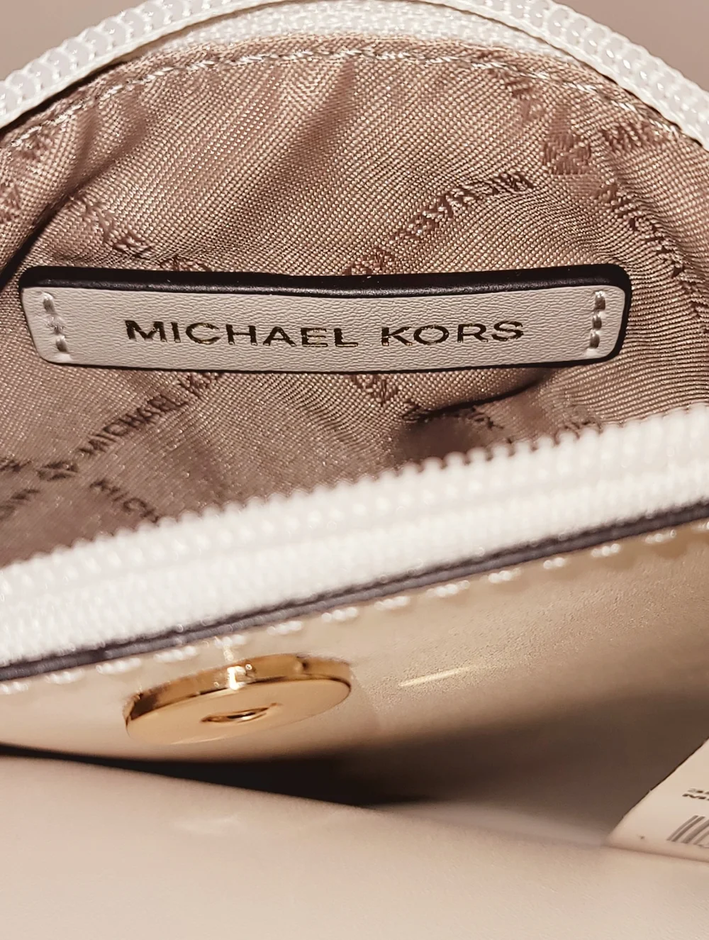 Michael Kors Pratt Medium MK Logo Bucket Shoulder Bag.